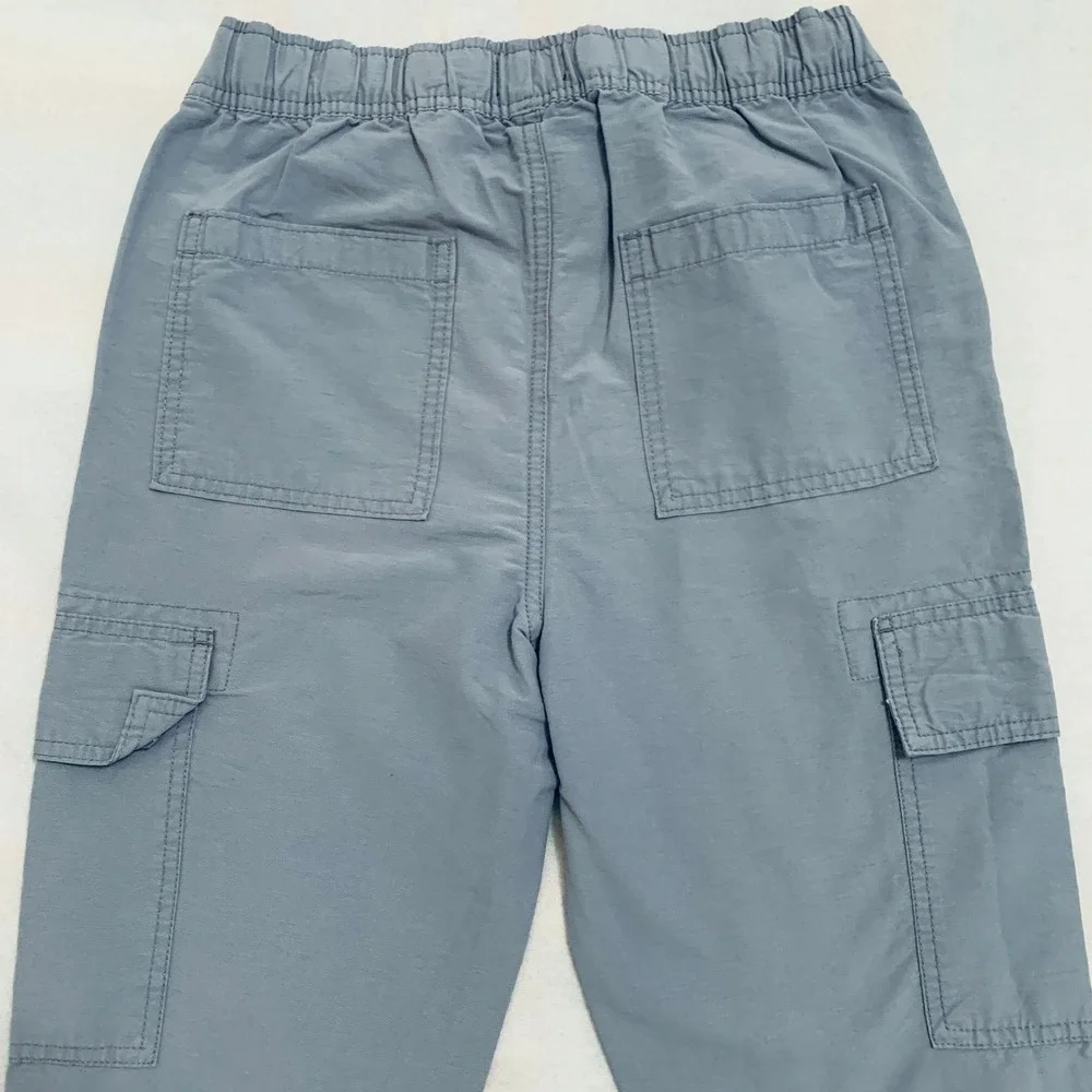 The Children's Place Cargo Joggers Pants BIG BOY Size 14 Gray Adjustable‎ Waist